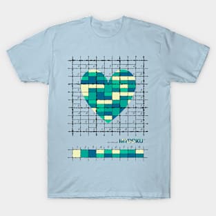 Mydoku_006_H001_005_F: Sudoku, Sudoku coloring, logic, logic puzzle, holiday puzzle, fun, away from screen T-Shirt